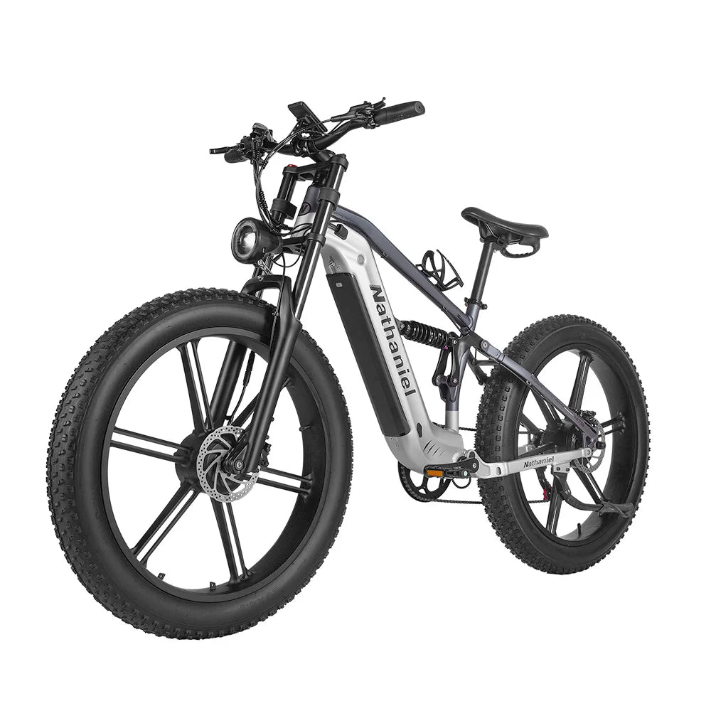 Nathaniel SYR09 E-Bike 2000W Dual Drive 26x4.0 Fat Tire 48V20AH Battery E-Mountain Bike Outdoor Sports All-Terrain Electric Bike