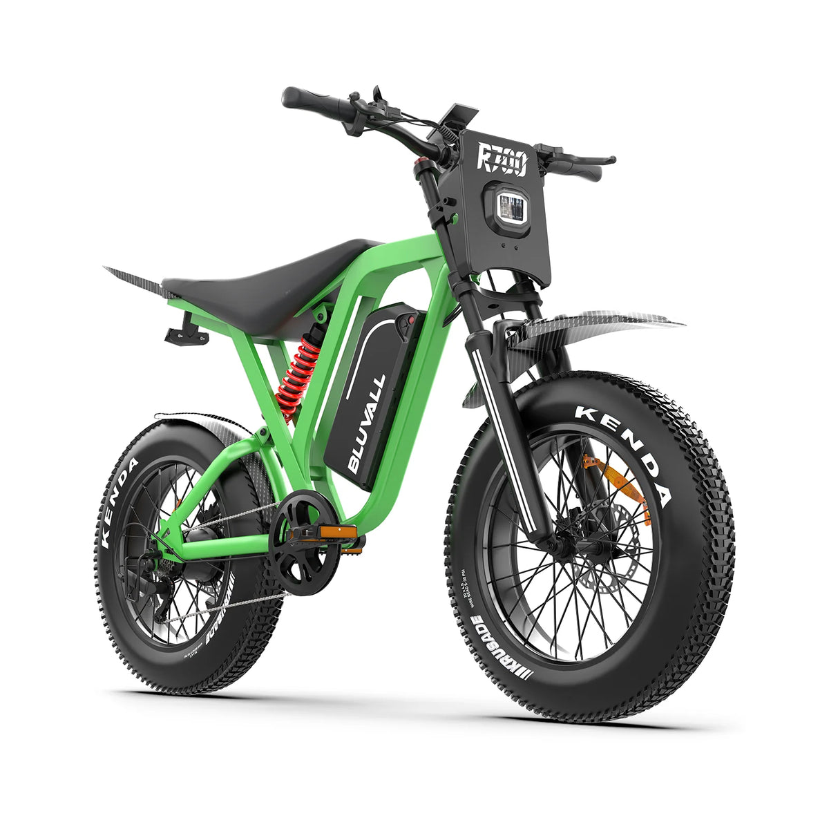 Off Road Electric Bike R700 20x4.0 Tire 1500W 52V25AH Large Capacity Battery Ebike Max 50KM/H 70KM Range Hydraulic Brake E-Bike