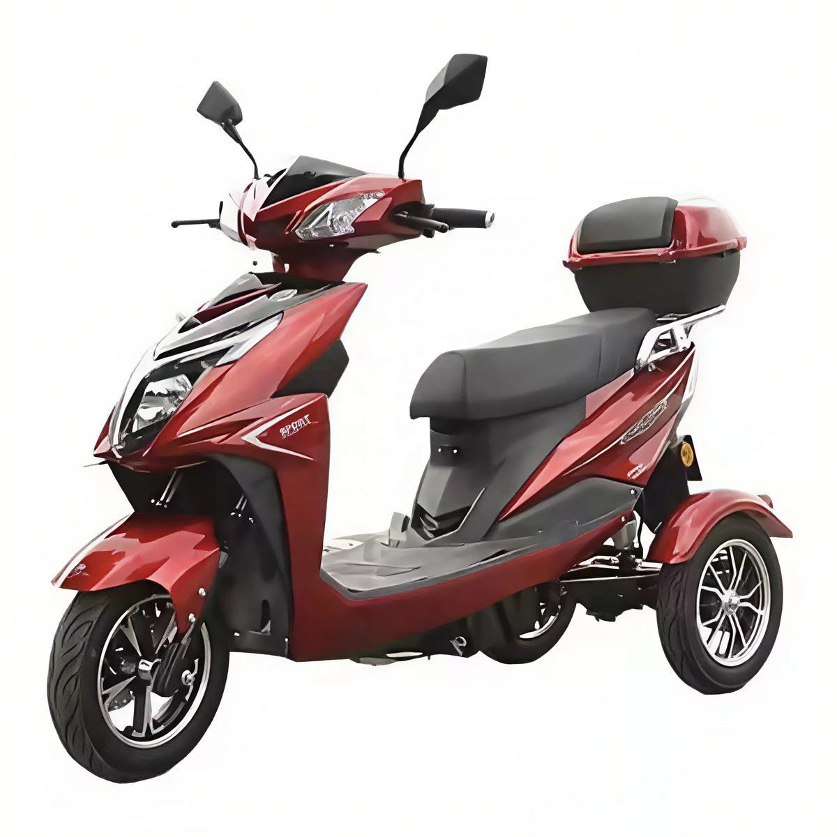 New Tricycle Electric Scooter 3 Wheels Electric Tricycle Motorcycle for Adults Passenger Open Cab Electric Tricycle