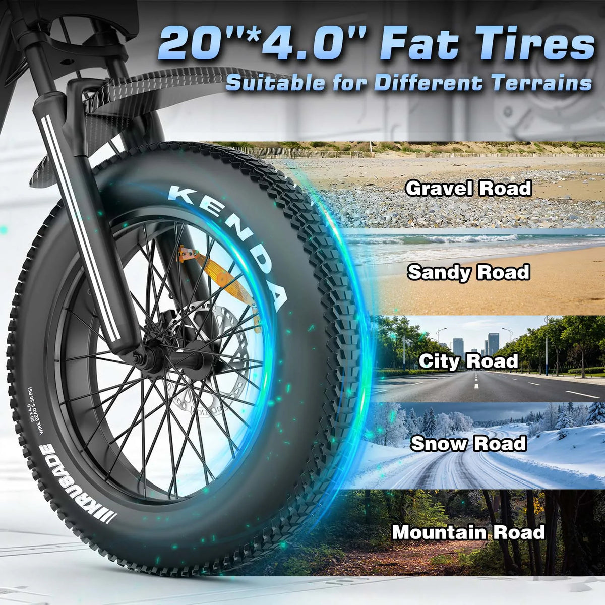 Off Road Electric Bike R700 20x4.0 Tire 1500W 52V25AH Large Capacity Battery Ebike Max 50KM/H 70KM Range Hydraulic Brake E-Bike