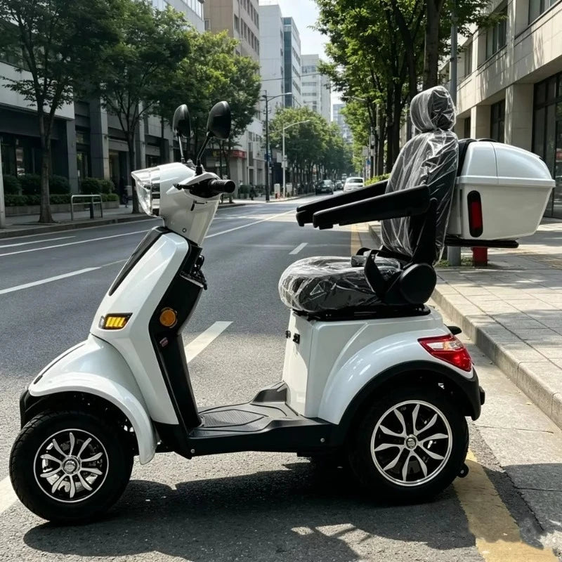 2026 EEC COC 1000W 60V 20Ah Four-wheel Electric Mobility Scooter Lithium Battery 60-80km Range 25km/h Max Speed Safe Comfortable