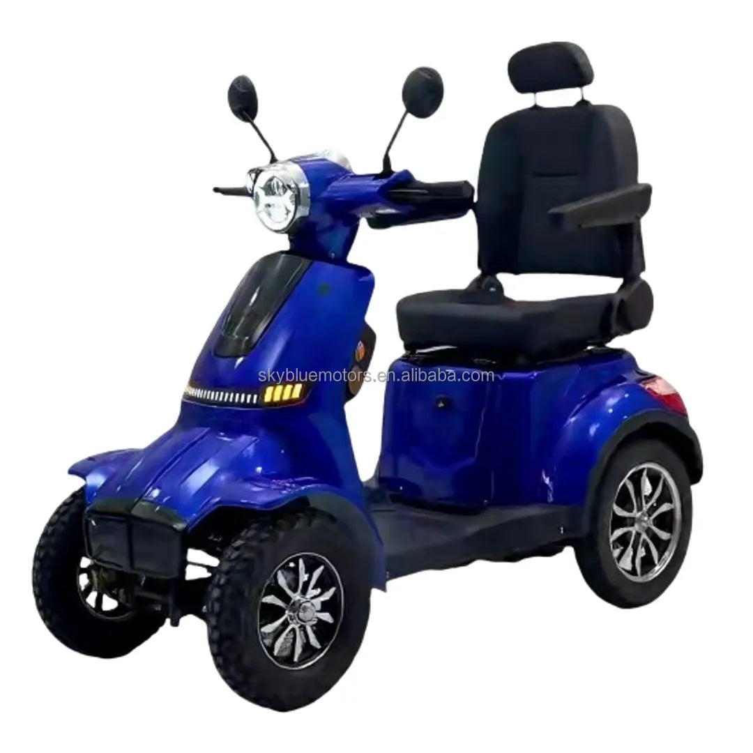 2026 EEC COC 1000W 60V 20Ah Four-wheel Electric Mobility Scooter Lithium Battery 60-80km Range 25km/h Max Speed Safe Comfortable