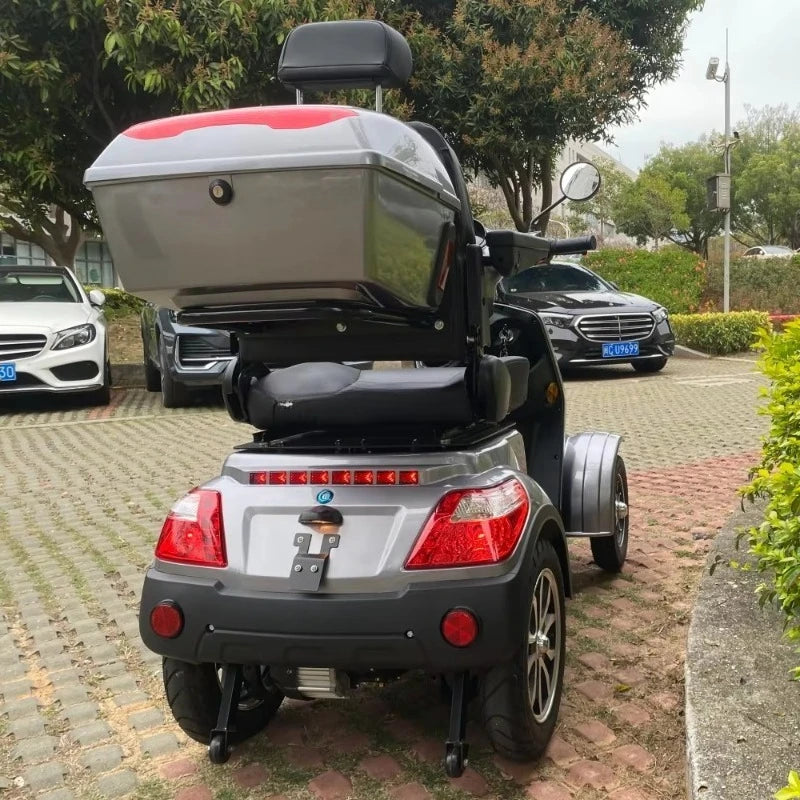 2026 EEC COC 1000W 60V 20Ah Four-wheel Electric Mobility Scooter Lithium Battery 60-80km Range 25km/h Max Speed Safe Comfortable