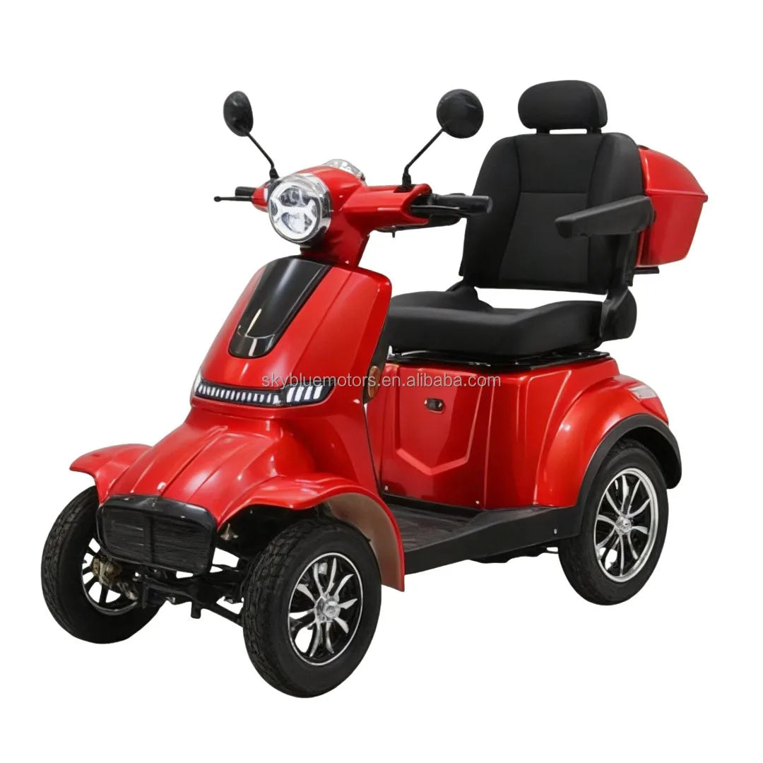 2026 EEC COC 1000W 60V 20Ah Four-wheel Electric Mobility Scooter Lithium Battery 60-80km Range 25km/h Max Speed Safe Comfortable