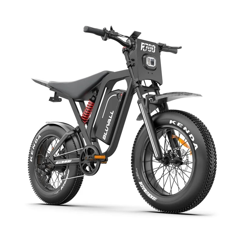 Off Road Electric Bike R700 20x4.0 Tire 1500W 52V25AH Large Capacity Battery Ebike Max 50KM/H 70KM Range Hydraulic Brake E-Bike